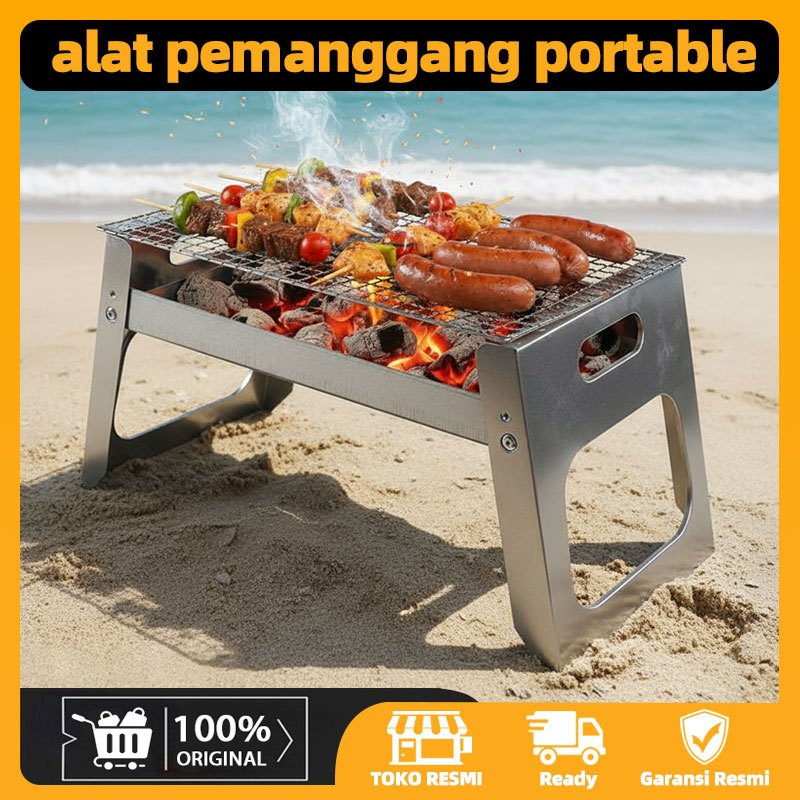Alat Panggang Kompor Gas - Panggangan Pemanggang Sate Dan Sosis Bakar Alat panggangan ikan sosis aya