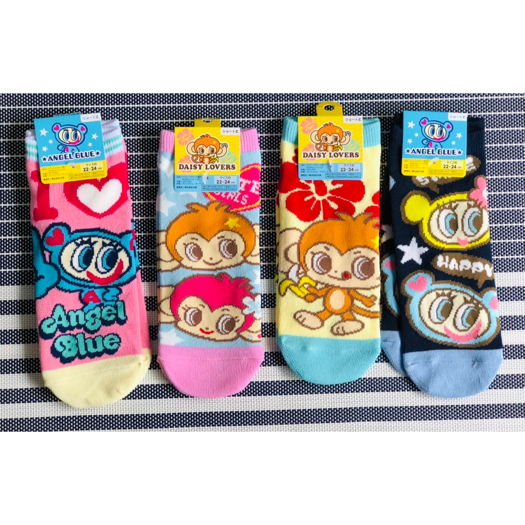 Angle blue daisy lovers kaos kaki size 22 -24 cm original japan