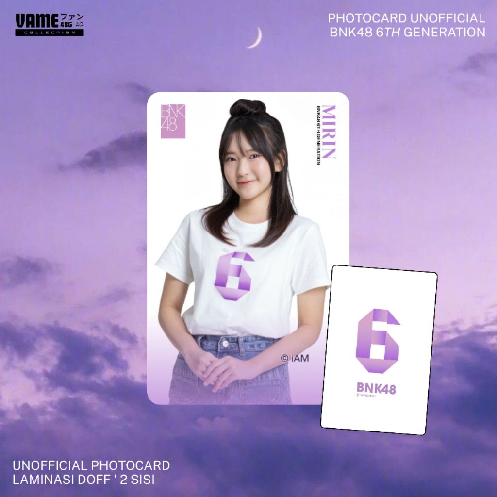PHOTOCARD BNK48 6TH GENERATION