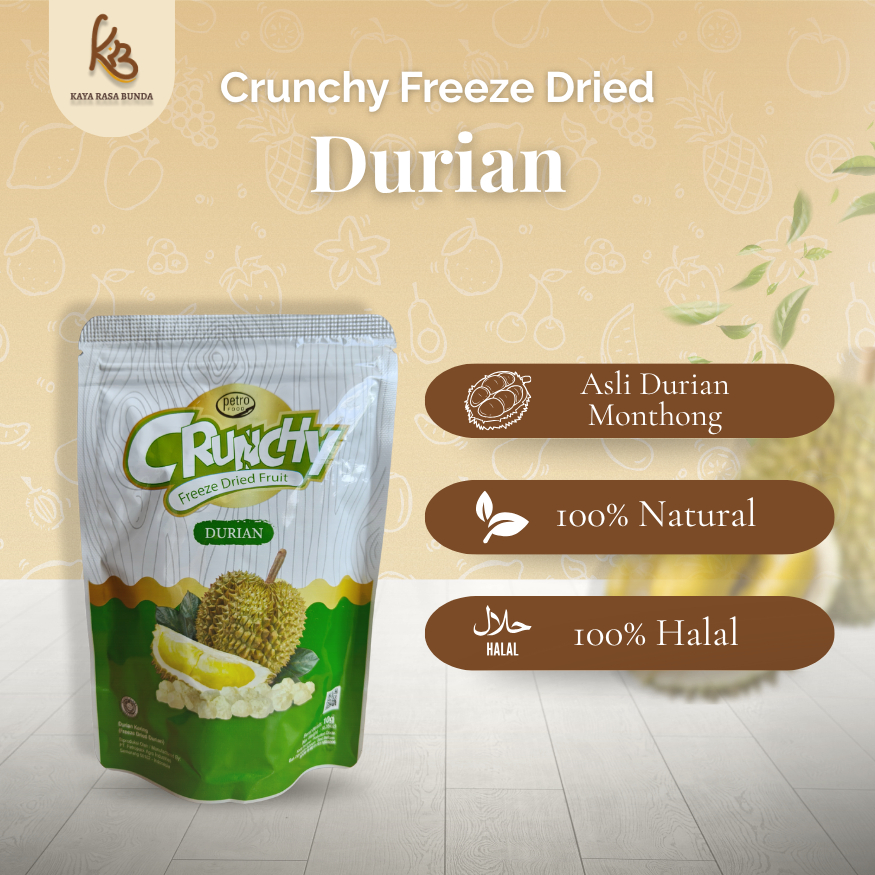 Crunchy Freeze Dried Durian Monthong