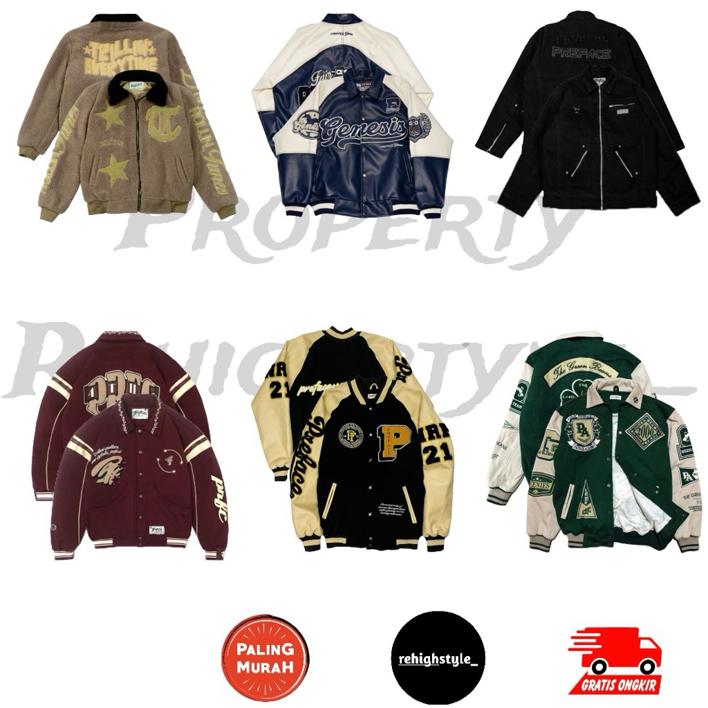 JACKET PREFACE SHERPA GLAZED / VARSITY GENESIS / SILVERCRAFT WORK / PREFACE 4TH / VARSITY CLASSIC LE