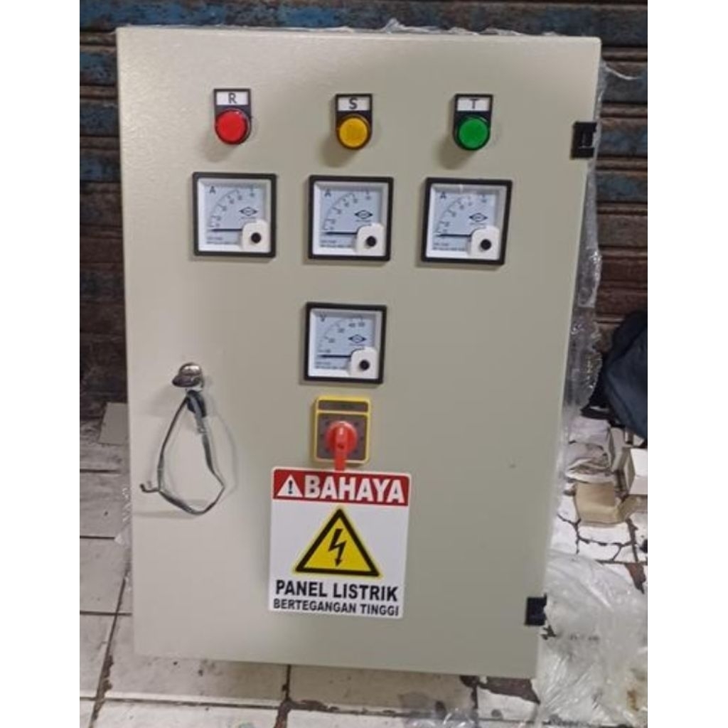Panel Listrik Distribusi 3 phase 50 A Panel listrik jadi