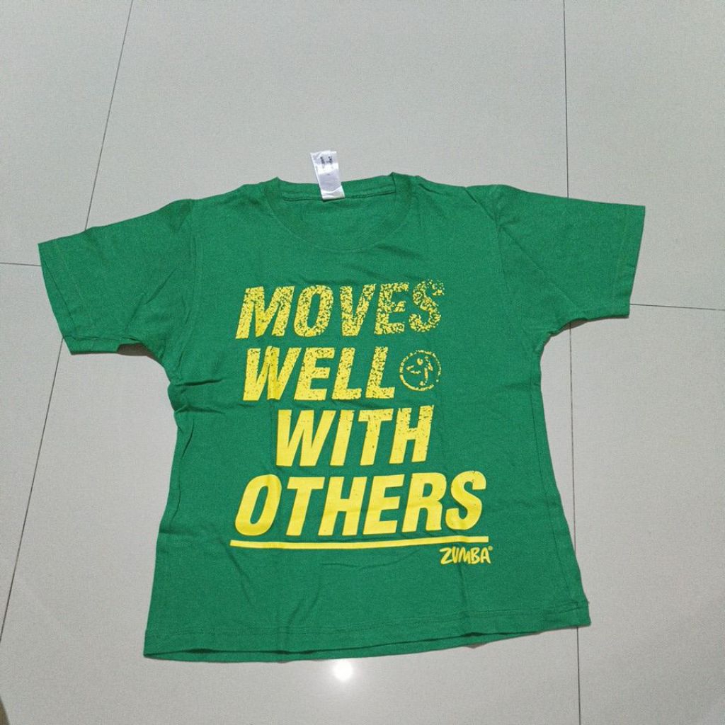 Preloved Kaos Zumba Wear ZW Original