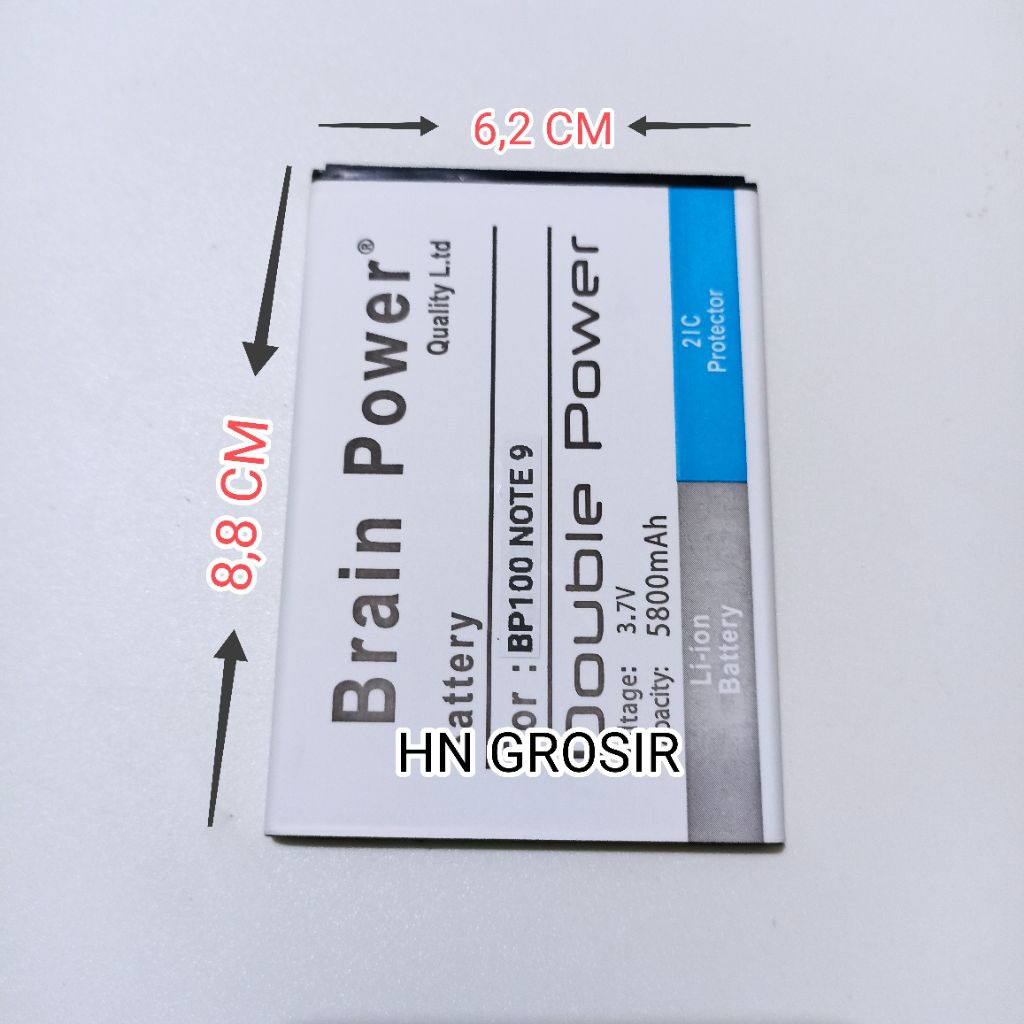 Baterai Bellphone BP100 BP 100 Note 9 Double power battery batre batrai batrei hp