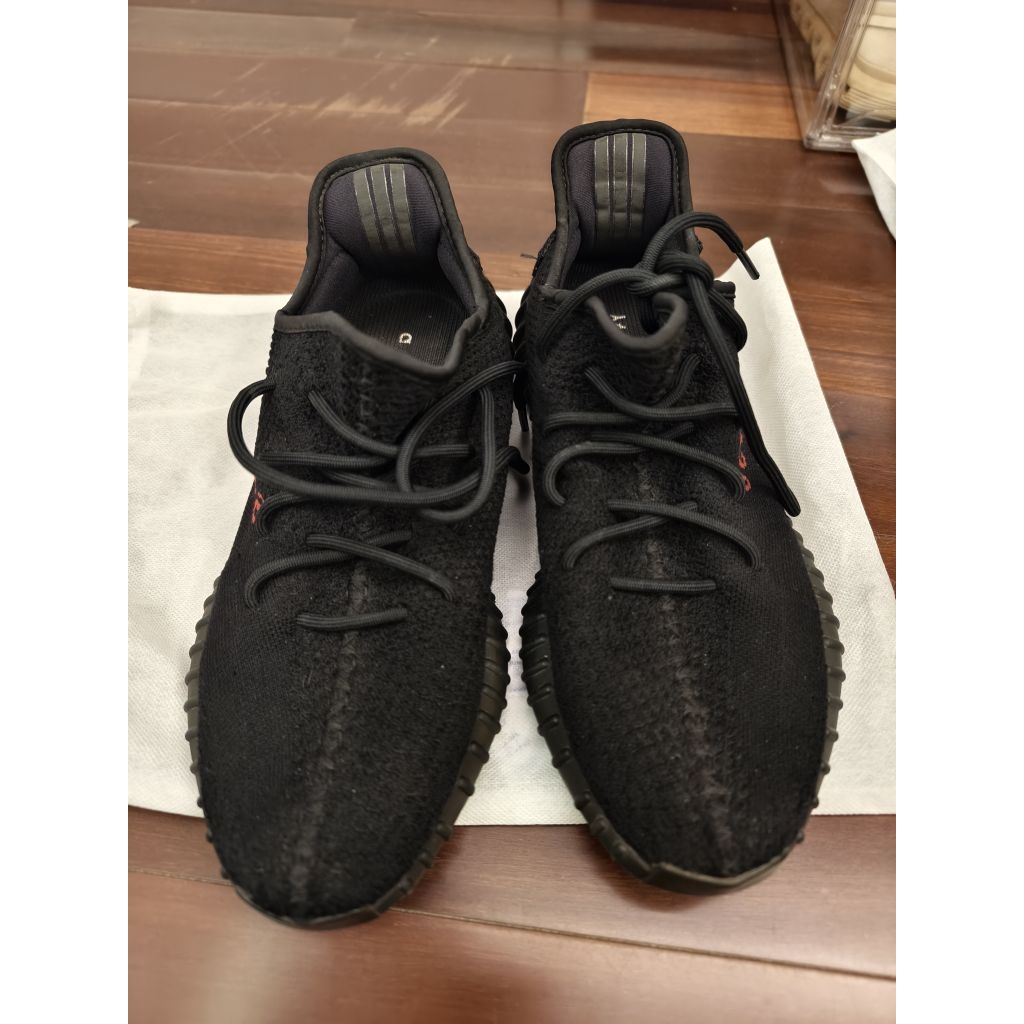 Adidas Yeezy Boost 350 V2 Black Red (Preloved)
