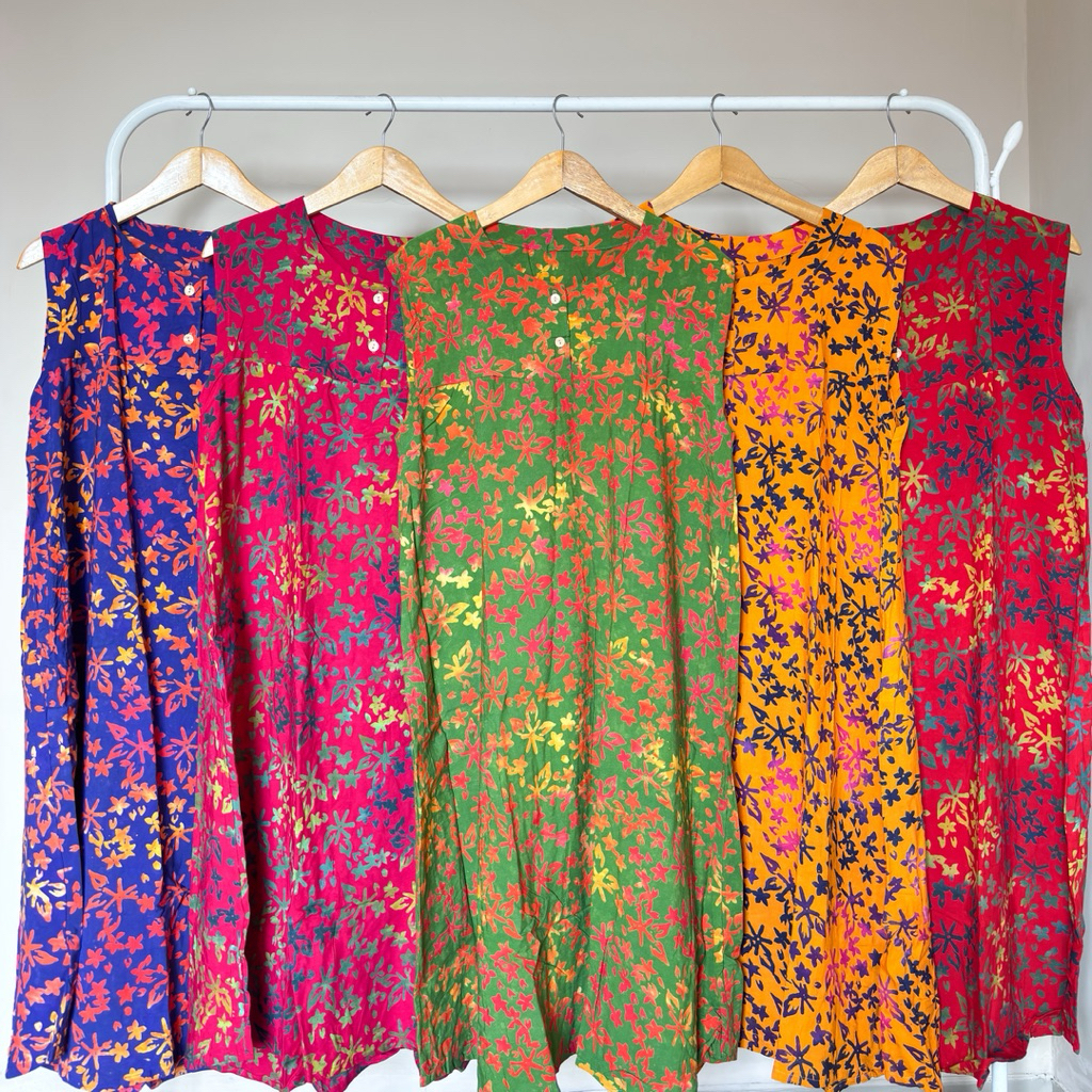 Daster Payung Tanpa Lengan Yukensi LD 110 cm