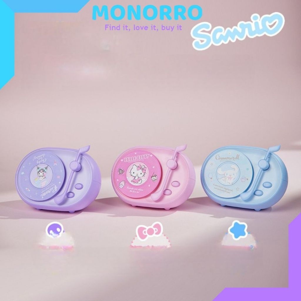 Speaker Bluetooth Sanrio Speaker Kuromi Speaker Cinnamoroll Speaker Lampu Sanrio
