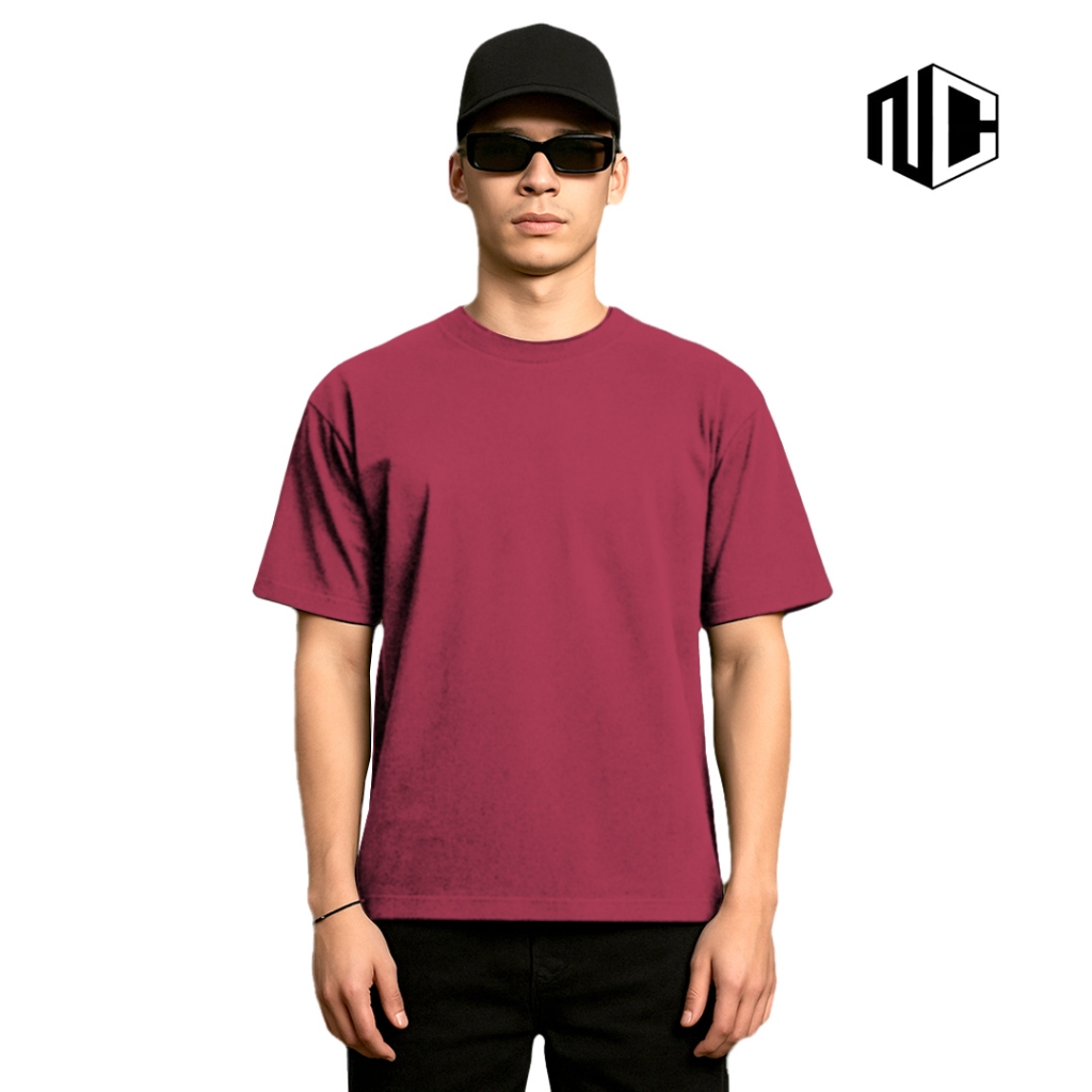 Niftycloth Kaos Pria Wanita - Magenta