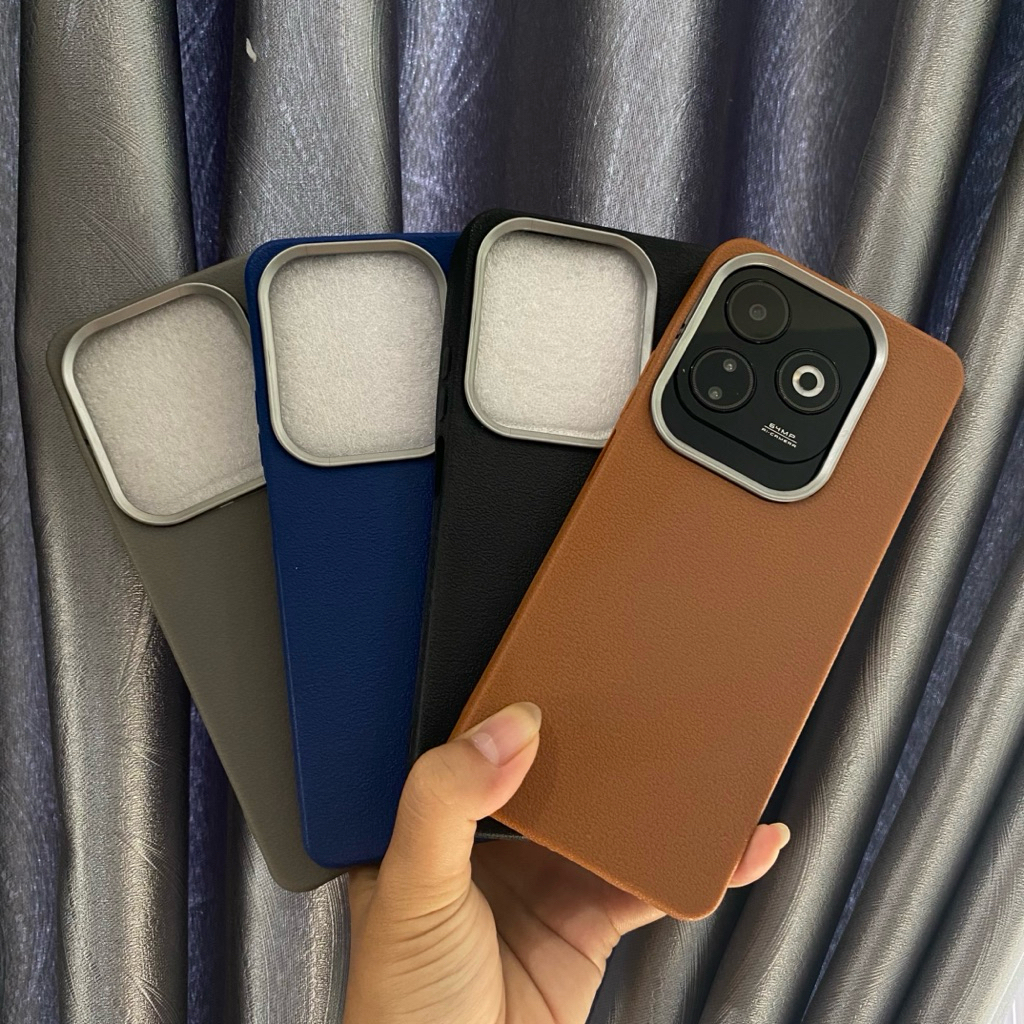 SOFTCASE CASING CORAK KULIT LEATHER WARNA PERSAMAAN ADVAN X1