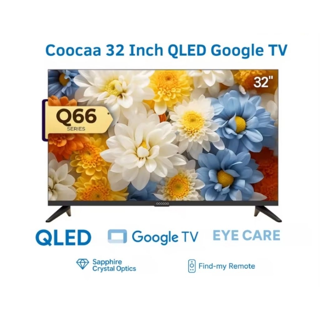 Coocaa 32 Inch Smart Google QLED TV FHD 32Q66