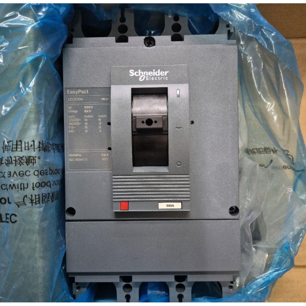 MCCB SCHNEIDER EZC630N 3P 500A