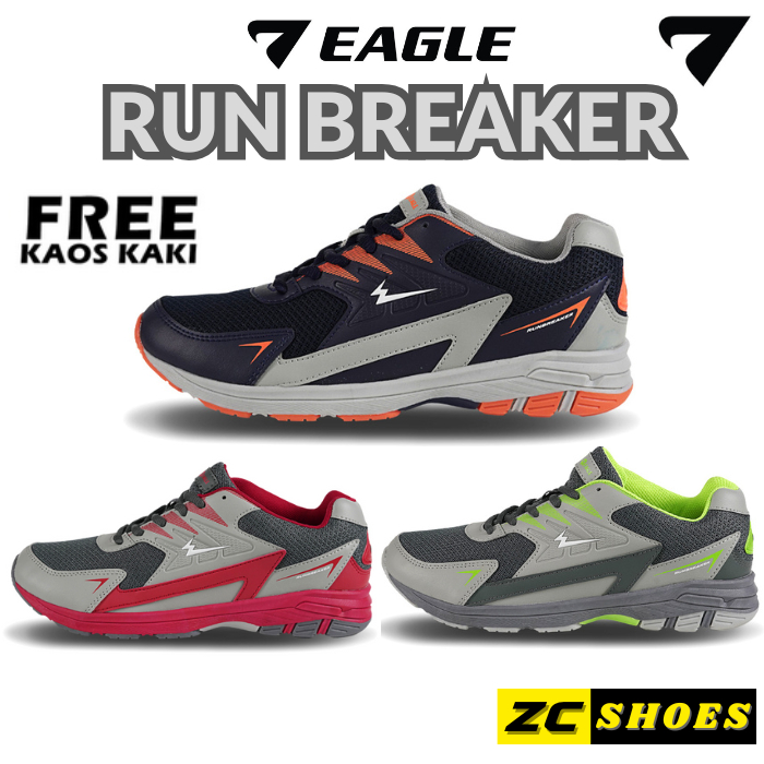Eagle RUN BREAKER Running Shoes - Sepatu Running Pria Wanita Original Eagle