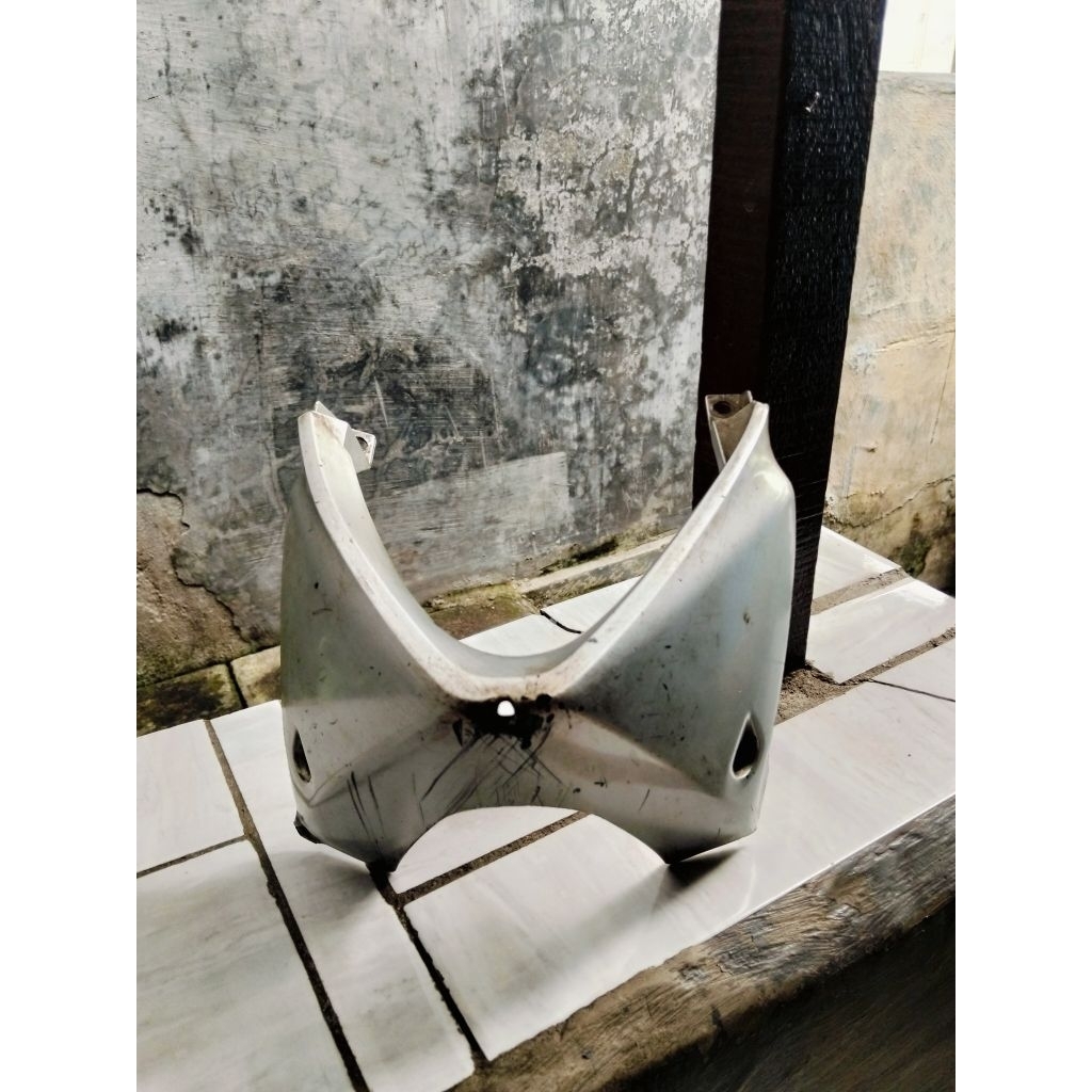 Cover Bodi Dek Bawah Mesin Cowling Honda Karisma D 125 Silver Original Bekas Copotan Motor Secon