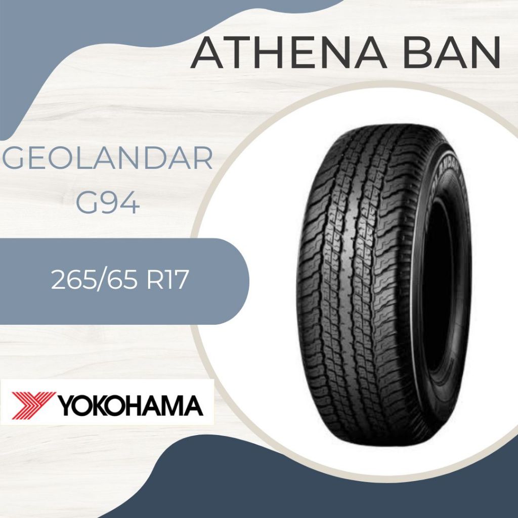 Yokohama 265/65 R17 Geolandar G94 ban fortuner pajero