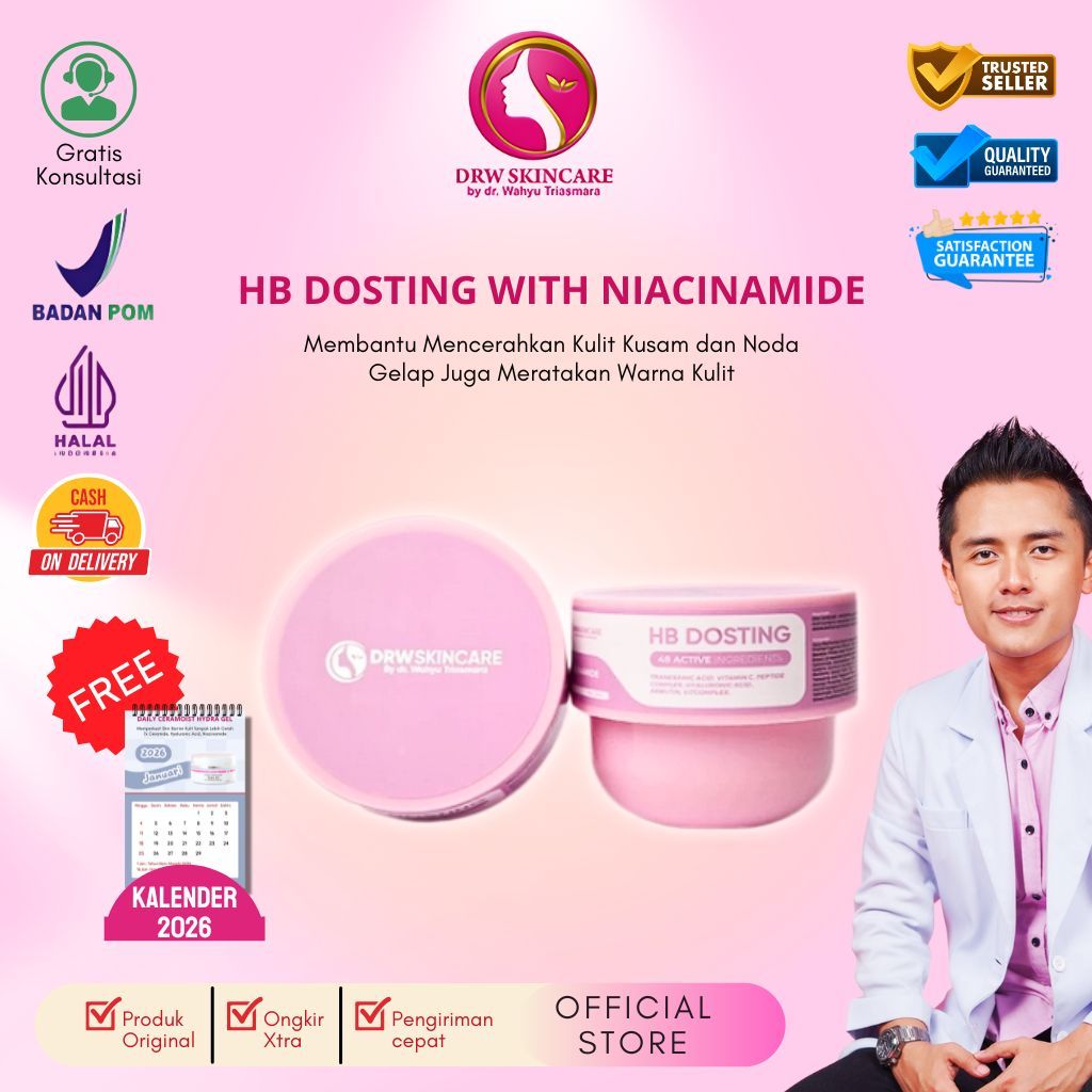 HB Dosting DRW Skincare Original — Body Lotion Mencerahkan Kulit & Melembapkan Maksimal