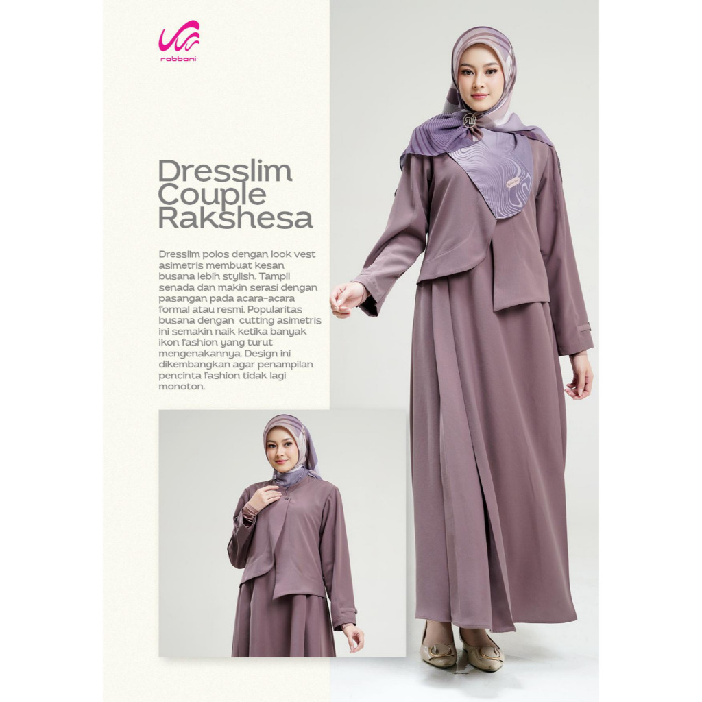Rabbani - Dresslim Couple Rakshesa / Gamis Dresslim Rabbani Terbaru Original Murah