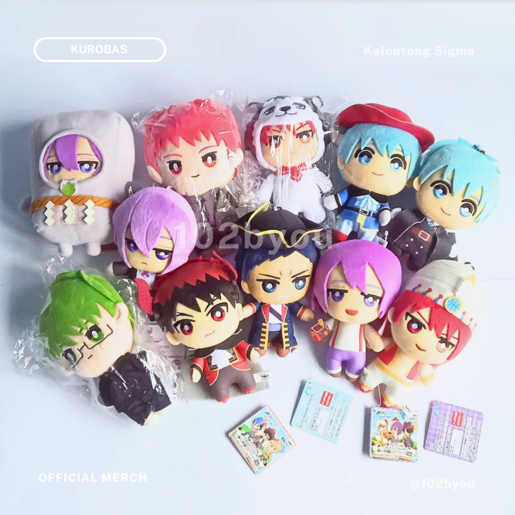 (UPDATE READY STOCK) Tomonui Kuroko No Basuke Basketball OFFICIAL ANIME MERCHANDISE