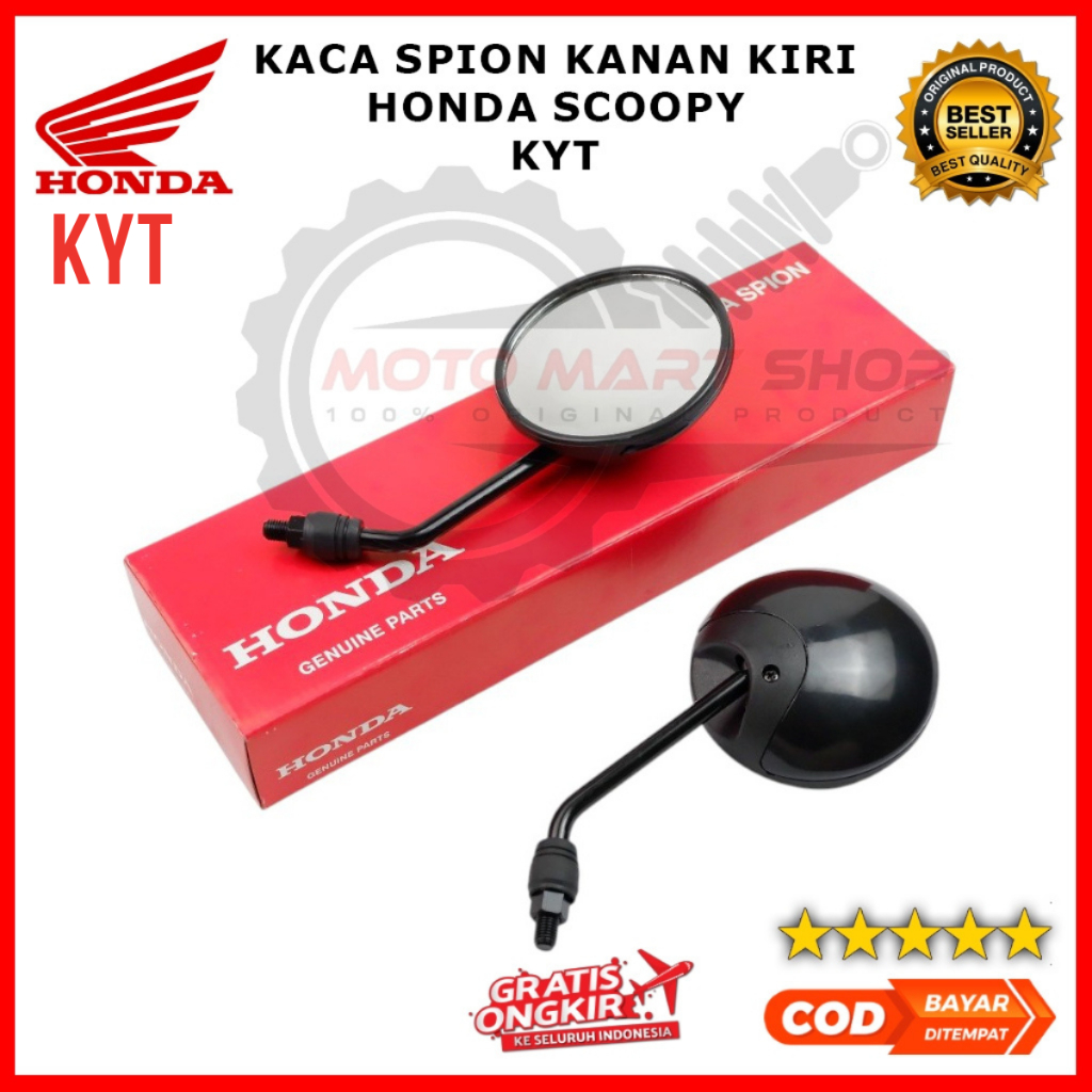 Kaca Spion Set Scoopy Karbu Scoopy FI Scoopy New Kode 88110-KYT-940FMB