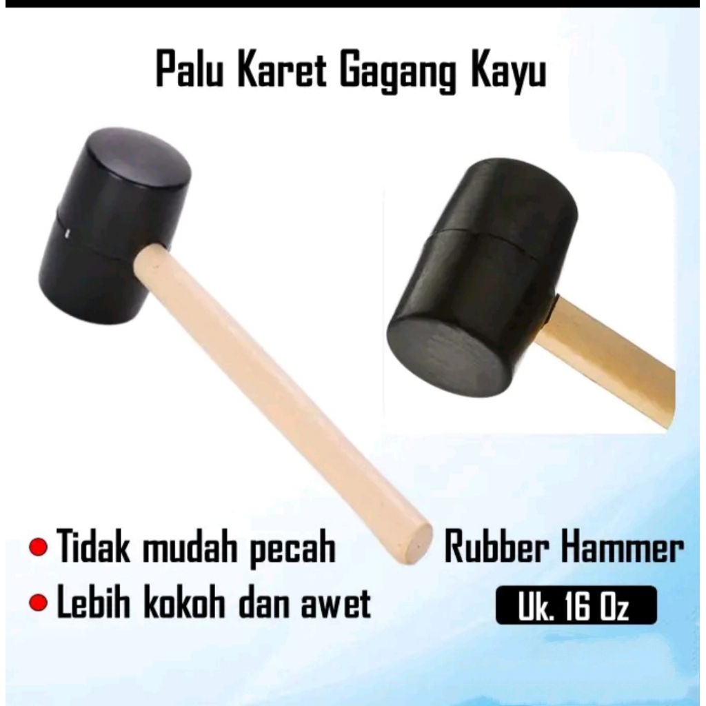 PALU KERAMIK - PALU KARET GRANIT
PALU KARET - PALU KARET SERBAGUNA / Palu Karet Core 16 Oz