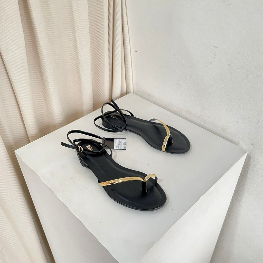 Strappy sandals with gasper by Zara high quality fashion shoes sepatu wanita sandal tali wanita kant