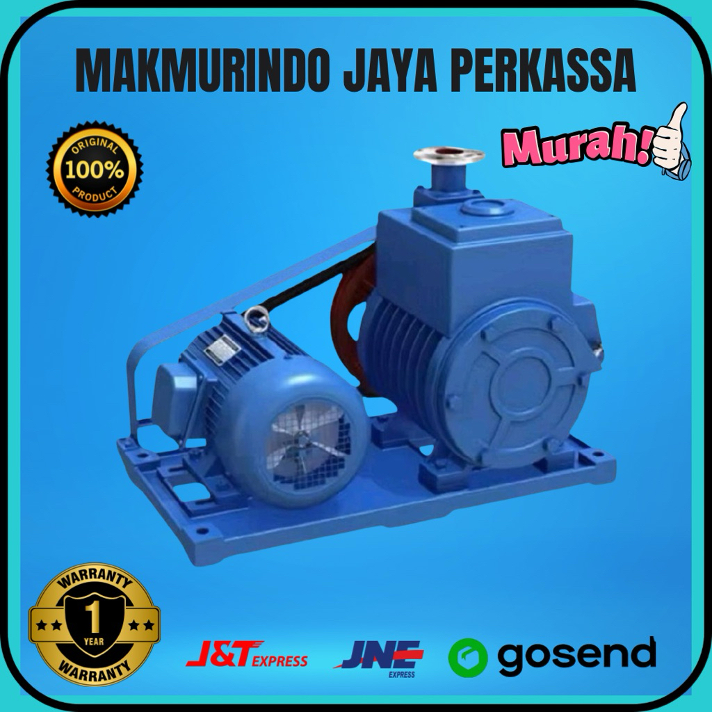 Rotary Vane Vacuum Pump Rotor 2X-15 2,2KW 380V Pompa Vakum Rotary Vane Baling-Baling Putar