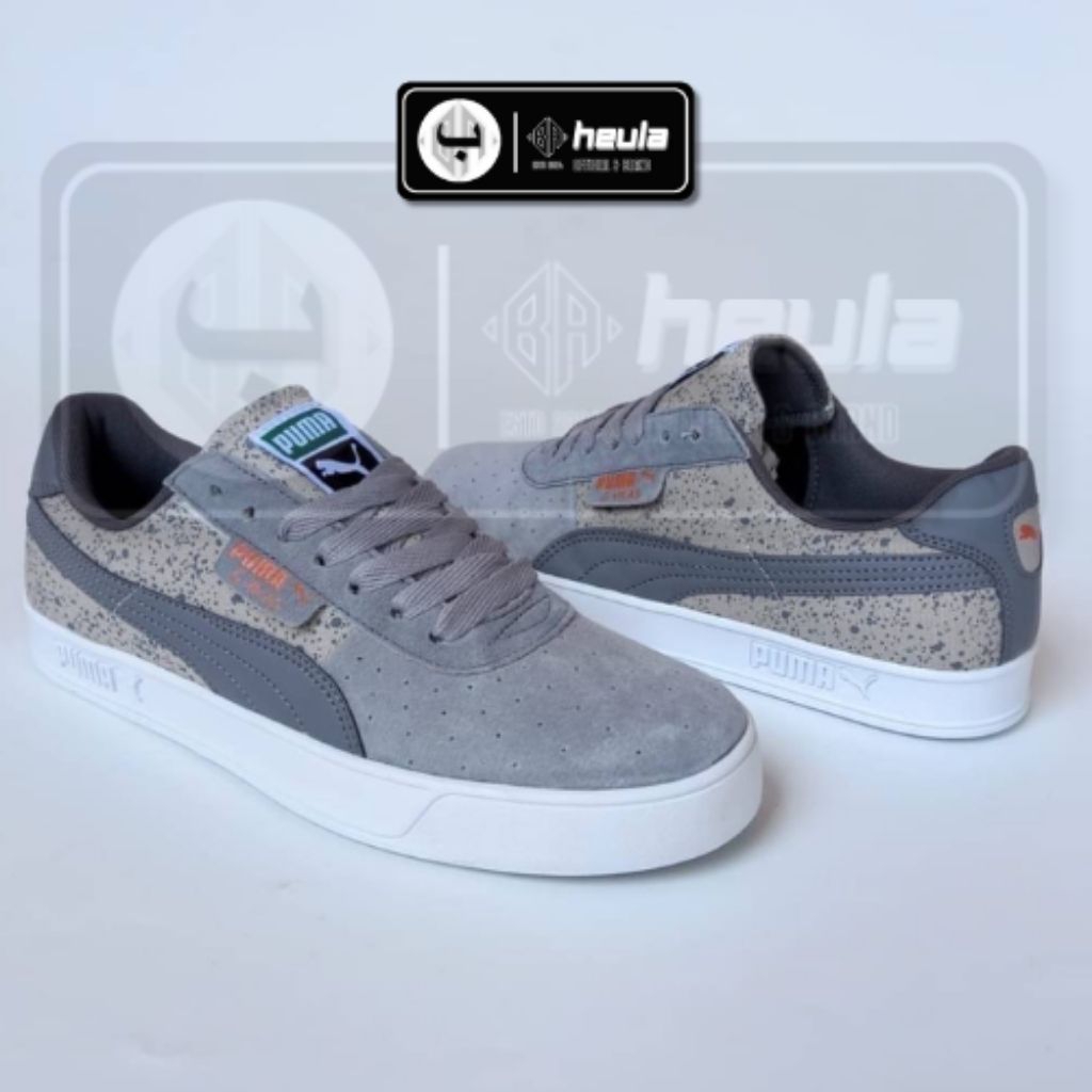 Sepatu Pria Kasual Sneakers Casual G Vilas Grey