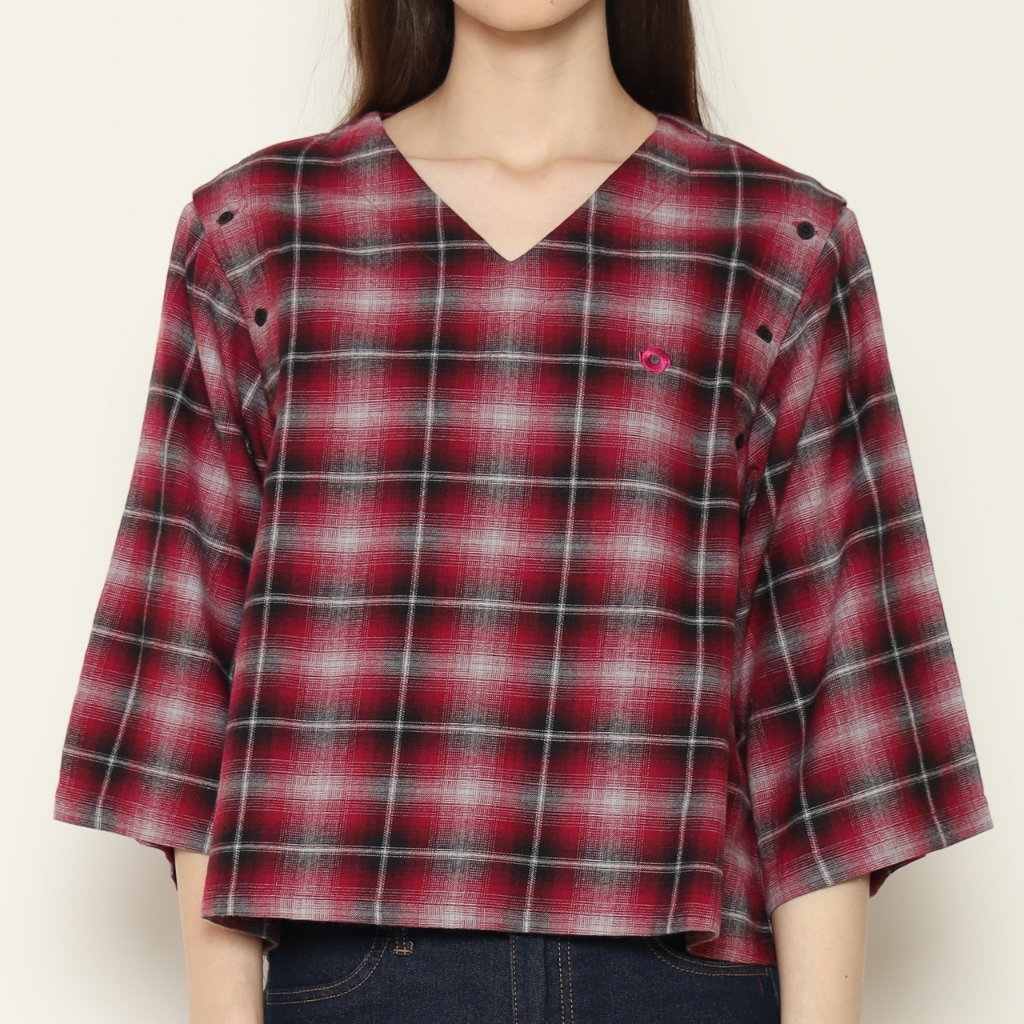 Voxfly kemeja lengan pendek Wanita Autumn Ladies Blouse Planet Surf
