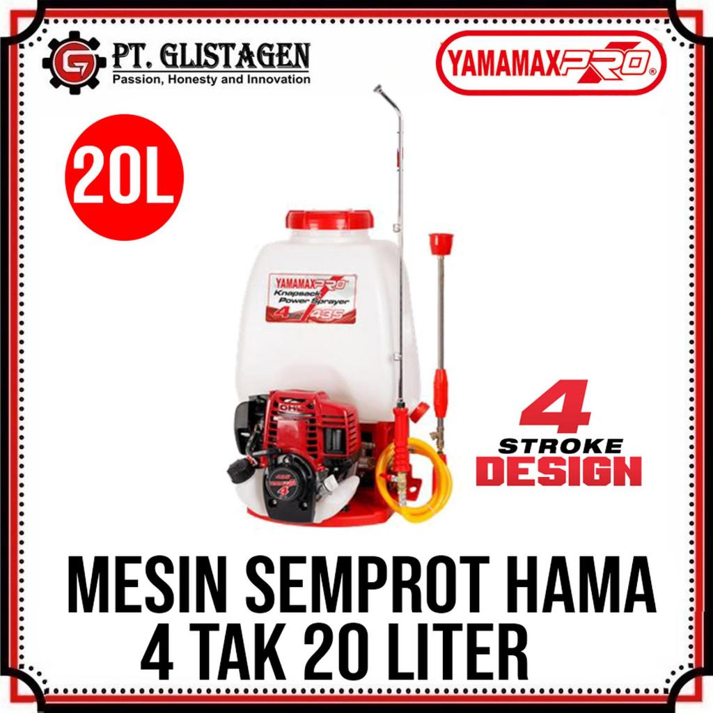 YamamaxPro 435-20L Mesin Sprayer Hama 4 Tak Mesin Semprot Hama 4Tak 20 Liter Alat Basmi Hama 4tak 20