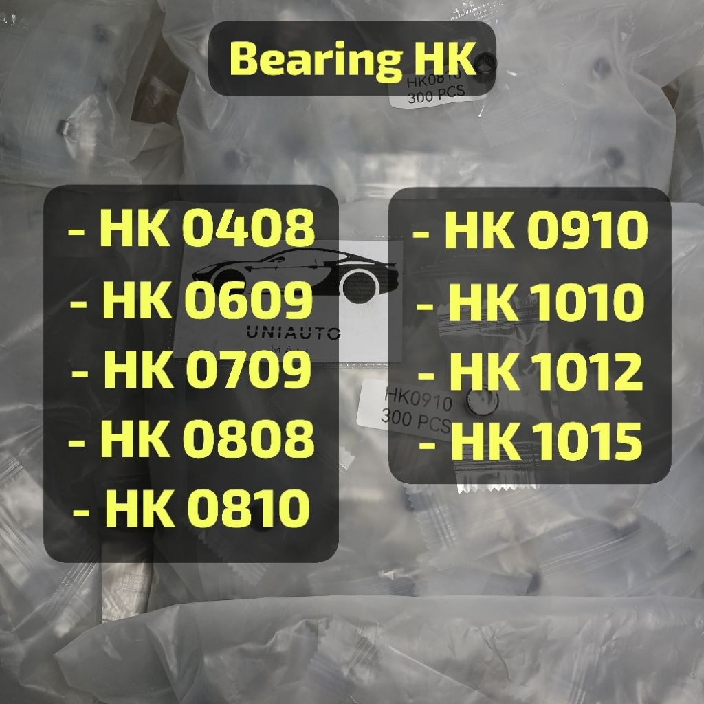 BEARING HK 0408 HK0609 HK0709 HK 0808 HK0810 HK0910 HK 1010 HK1012 HK1015 NEEDLE BEARING