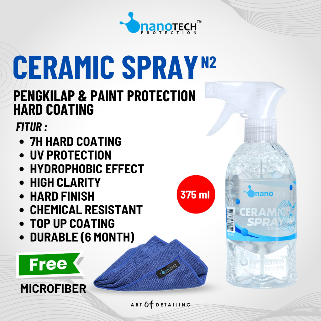 TERLARIS CERAMIC SPRAY - nanoTECH PROTECTION - Paint Protection - Top Up Coating - Perawatan