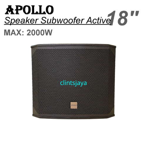 Subwoofer Active 18 Inch Speaker Subwoofer Active Apollo 18''