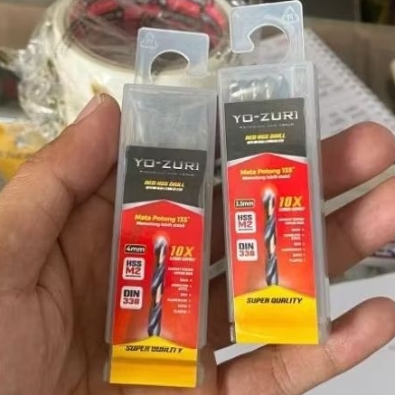 Mata bor besi super / Mata bor besi Yozuri / Mata bor baja super original 3mm 3.5mm 4mm