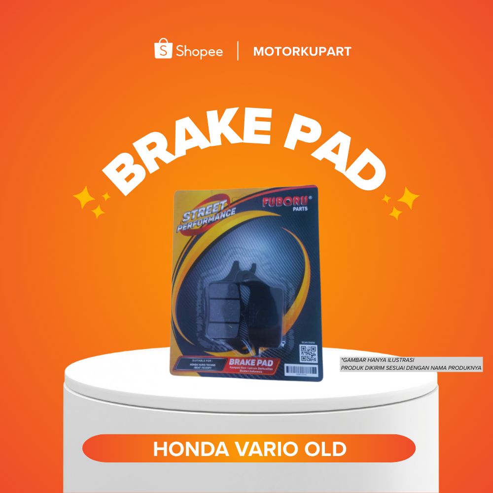 KAMPAS REM DEPAN VARIO OLD BRAKE PAD FUBORU