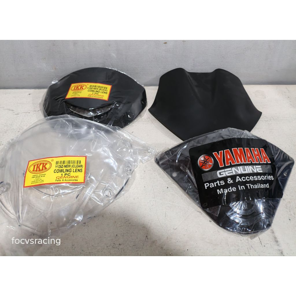 Windshield Visor IKK 125Z 125 Z Jupiter MX Old Nouvo Black Clear Bening Logo