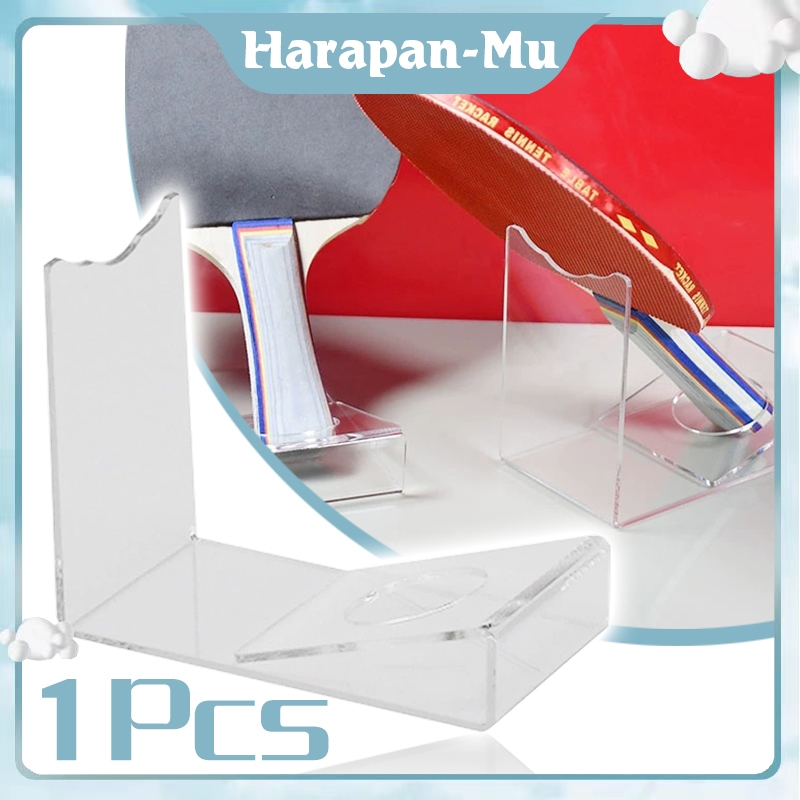 Display Acrylik Raket Pingpong / Rak Estetik Ruang Tamu / Holder Raket Pingpong