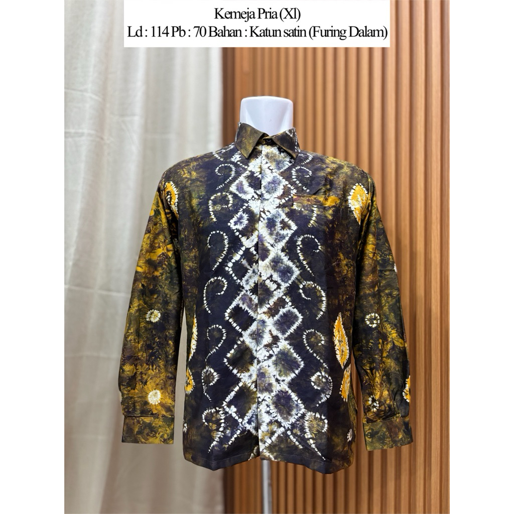 Kemeja Pria katun satin