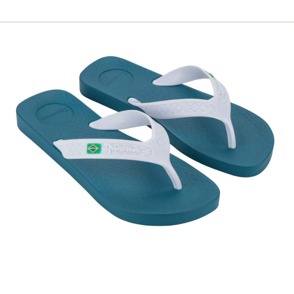 Sandal Flip Flip Pria Ipanema Brasil Casual Masc Blue/White