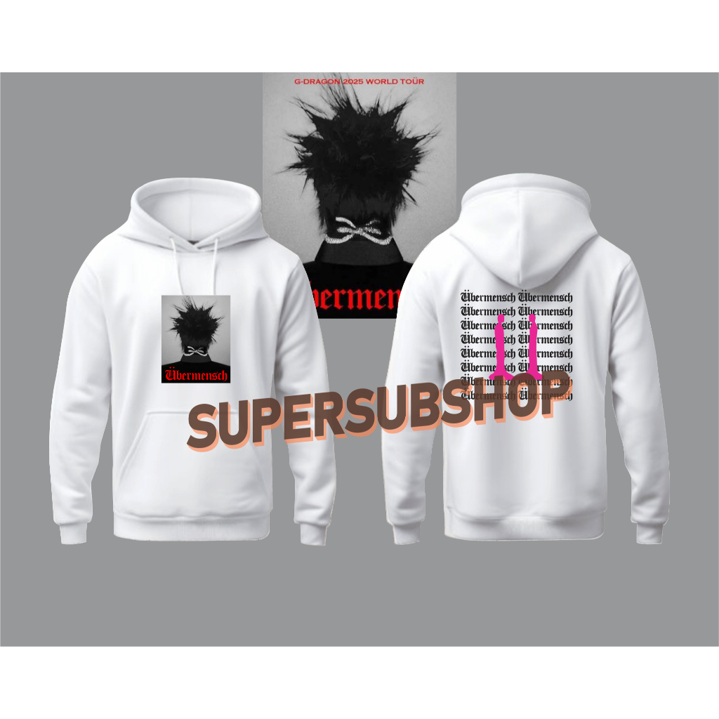 HOODIE G-DRAGON WORLD TOUR 2025 UBERMECH MERCH G-DRAGON