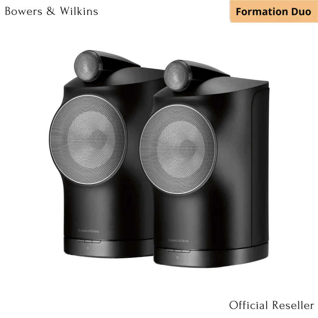 Bowers & Wilkins Formation Duo - Wireless Speaker Inimitable Bowers & Wilkins sound - Black