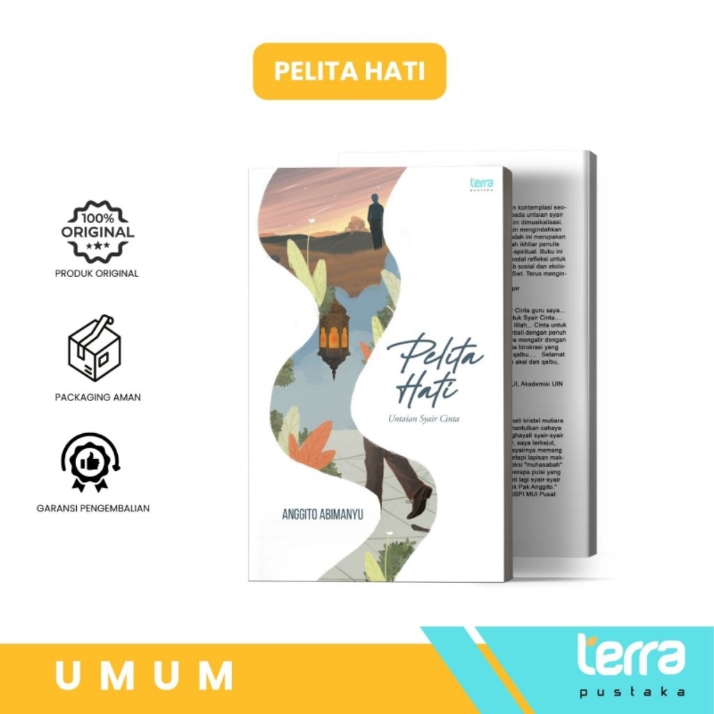 Terra Pustaka Buku Original Pelita Hati Untaian Syair Cinta Karya Anggito Abimanyu