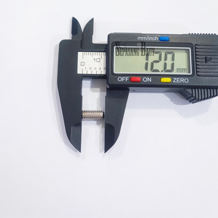 M6 x 12 Baut L Tanam L Set Stainless 304 M6x12