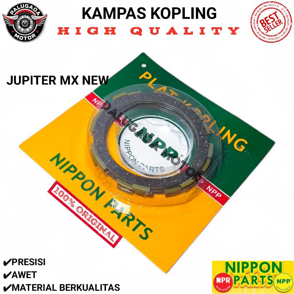 KAMPAS KOPLING PLAT KOPLING NPP JAPAN JUPITER MX NEW HIGH QUALITY