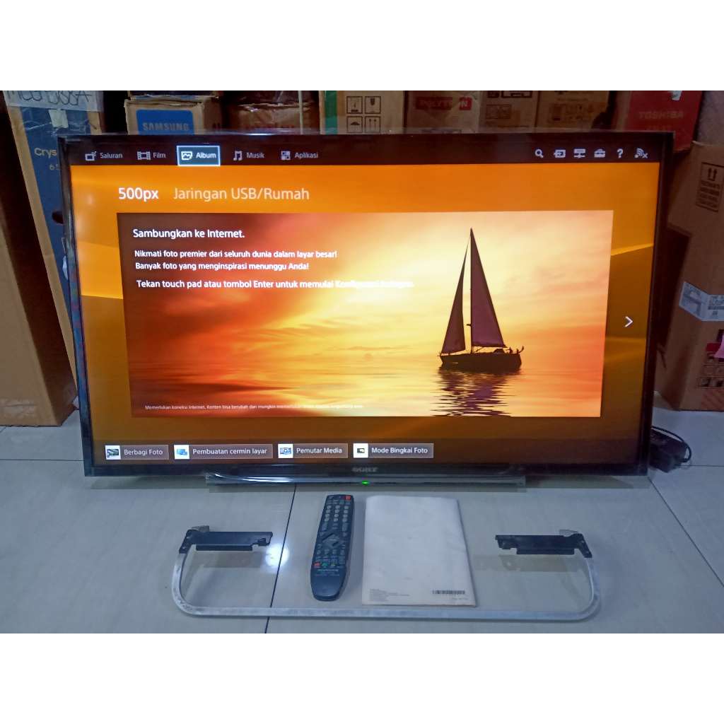 SMART TV SONY 40In FHD Sudah Youtube Digital TV Kondisi bekas pemakaian 4477F