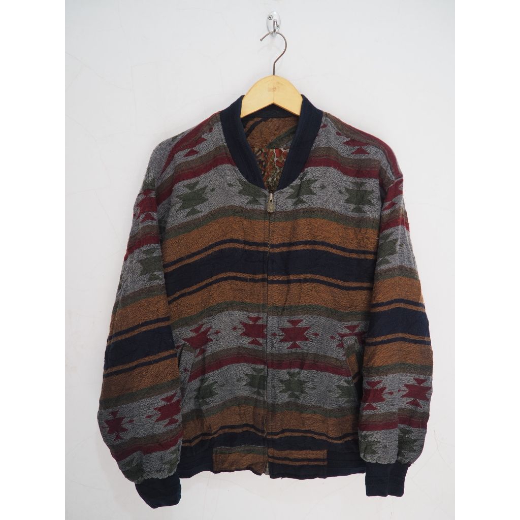 POLO SANTA BARBARA AZTEC NAVAJO WOOL JACKET