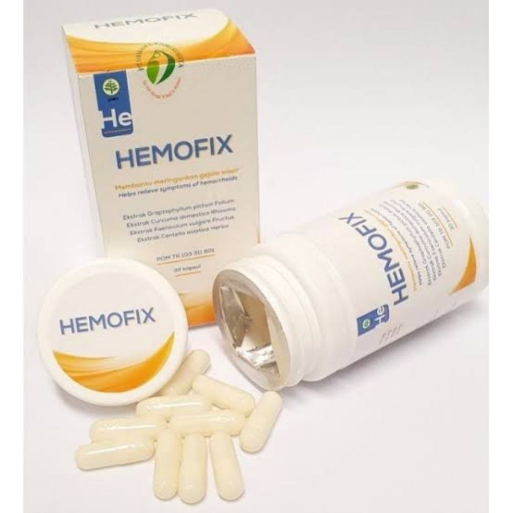 Hemofix Obat Original Wasir Ambeien Ampuh Herbal BPOM