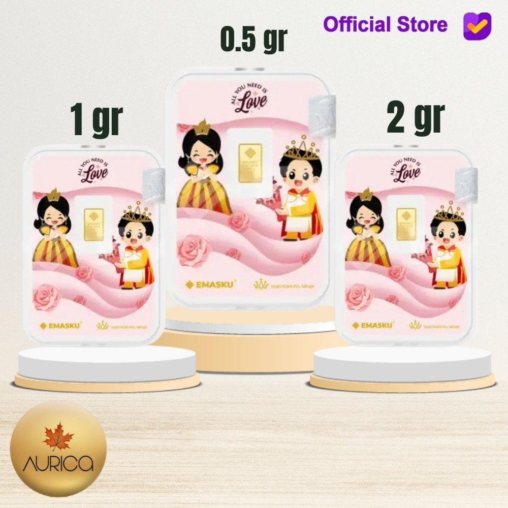 Logam Mulia Emasku Love 0.5 - 2 Gram