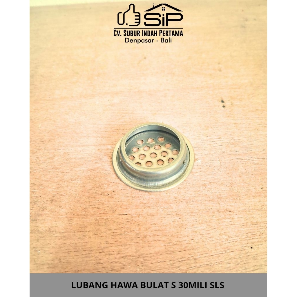 Lubang Hawa/Saringan Hawa/Lubang Angin/Lubang Ventilator/Air Vent Model Bulat Stainless 35mm