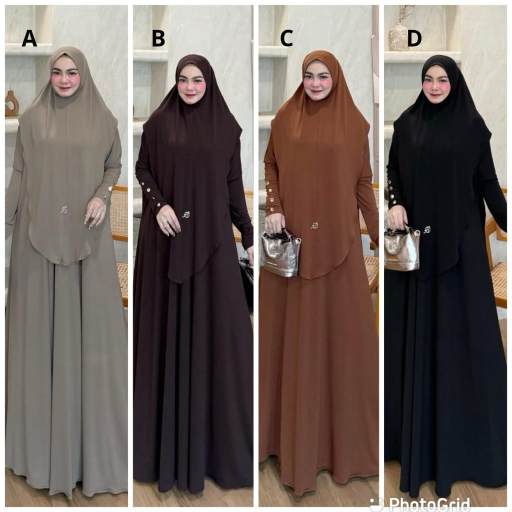SAFERA SET BERGO | AVRILIA HIJAB | GAMIS | JERSEY