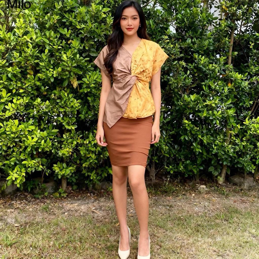 Atasan tenun Endek Bali wanita