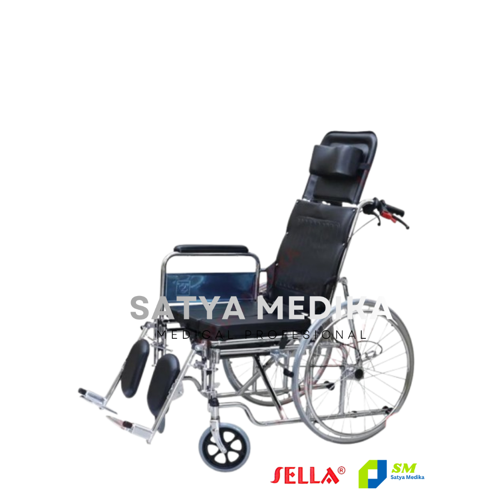 Sellaco 3-in-1 Reclining Kursi Roda + BAB